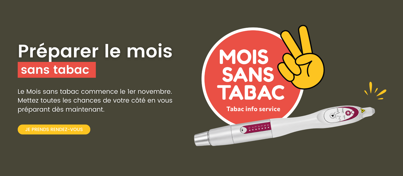 Centre Tatérapi Laser de La Rochelle — arrêt du tabac par laser à Rochelle